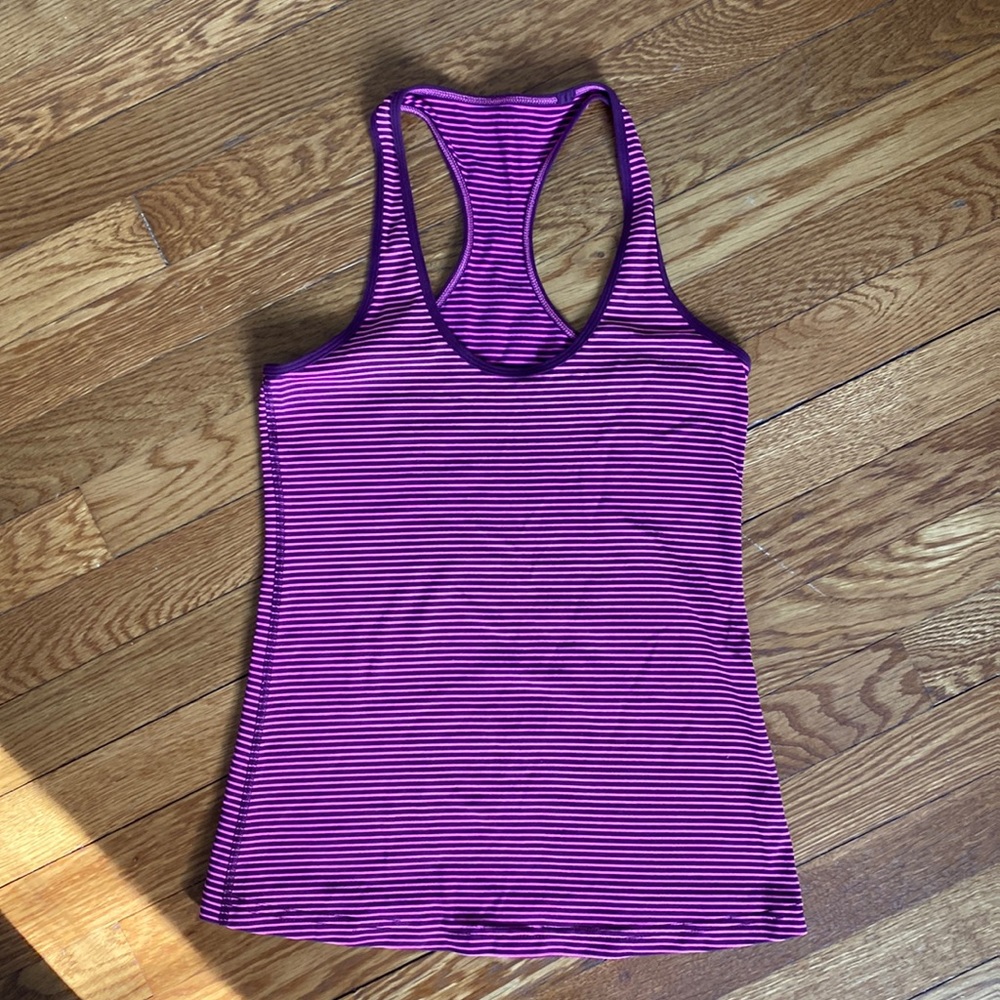 Lululemon Stripe Racerback Tank